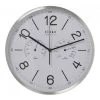 Wadiga Horloges Murales Et Horloges à Poser Horloge Murale Métal Brossé Thermomètre Et Hygromètre D30 -Plaques et lettrages Soldes horloge murale metal brosse thermometre et hygrometre d30