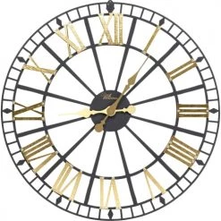 Kare Design Horloges Murales Et Horloges à Poser Horloge Murale Noire Et Dorée D64