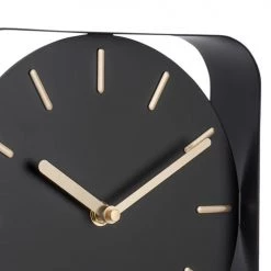 Present Time Horloges Murales Et Horloges à Poser Horloge Murale Ou à Poser En Métal H32,5cm -Plaques et lettrages Soldes horloge murale ou a poser en metal h32 5cm 4