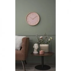 Present Time Horloges Murales Et Horloges à Poser Horloge Murale Pure Diam. 40 Cm Cadran Rose Délavé -Plaques et lettrages Soldes horloge murale pure diam 40 cm cadran rose delave 3