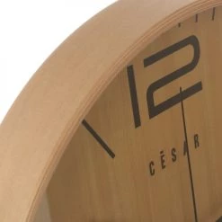 Wadiga Horloges Murales Et Horloges à Poser Horloge Murale Ronde Bois D32cm -Plaques et lettrages Soldes horloge murale ronde bois d32cm 2