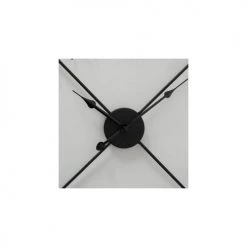 Wadiga Horloges Murales Et Horloges à Poser Horloge Murale Ronde Chiffres Romains Métal Noir -Plaques et lettrages Soldes horloge murale ronde chiffres romains metal noir 4