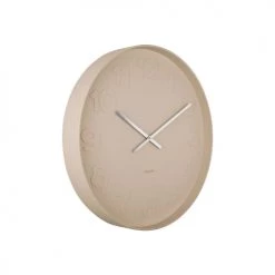 Karlsson Horloges Murales Et Horloges à Poser Horloge Murale Ronde D51cm Beige -Plaques et lettrages Soldes horloge murale ronde d51cm beige 2