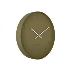 Karlsson Horloges Murales Et Horloges à Poser Horloge Murale Ronde D51cm Vert Mousse -Plaques et lettrages Soldes horloge murale ronde d51cm vert mousse 2