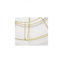 Wadiga Horloges Murales Et Horloges à Poser Horloge Murale Ronde Dorée D57 -Plaques et lettrages Soldes horloge murale ronde doree d57 2