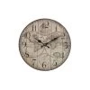 Wadiga Horloges Murales Et Horloges à Poser Horloge Murale Ronde En Bois D34cm