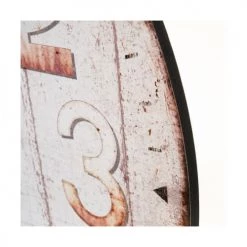 Wadiga Horloges Murales Et Horloges à Poser Horloge Murale Ronde Multicolore En Bois MDF D60cm -Plaques et lettrages Soldes horloge murale ronde multicolore en bois mdf d60cm 3