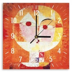 Legendarte Horloges Murales Et Horloges à Poser Horloge Murale Senecio Paul Klee 30x30cm