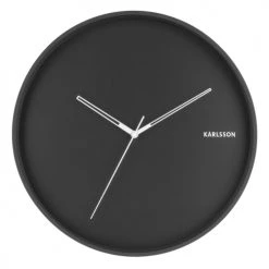 Present Time Horloges Murales Et Horloges à Poser Horloge Noire D40