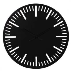 Maisons Du Monde Horloges Murales Et Horloges à Poser Horloge Noire Et Argentée D55