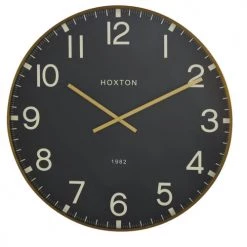 Maisons Du Monde Horloges Murales Et Horloges à Poser Horloge Noire Et Dorée D74
