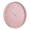 Present Time Horloges Murales Et Horloges à Poser Horloge Numbers & Lines Rose D40 -Plaques et lettrages Soldes horloge numbers lines rose d40