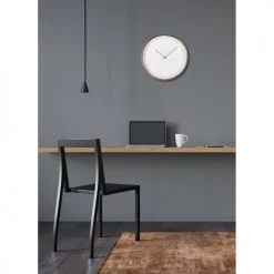 EMDE Horloges Murales Et Horloges à Poser Horloge Or Rosé En Métal D30cm -Plaques et lettrages Soldes horloge or rose en metal d30cm 2