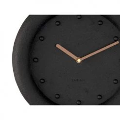 Present Time Horloges Murales Et Horloges à Poser Horloge Petra Résine Noir -Plaques et lettrages Soldes horloge petra resine noir 4