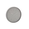 LANADECO Horloges Murales Et Horloges à Poser Horloge Plastique Argent D40cm -Plaques et lettrages Soldes horloge plastique argent d40cm