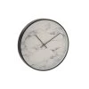 LANADECO Horloges Murales Et Horloges à Poser Horloge Plastique Noir D40cm