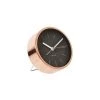 Karlsson Horloges Murales Et Horloges à Poser Horloge Réveil Design En Métal Minimal H. 10 Cm Noir Et Cuivré -Plaques et lettrages Soldes horloge reveil design en metal minimal h 10 cm noir et cuivre