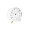 Karlsson Horloges Murales Et Horloges à Poser Horloge Réveil En Métal Diam. 11 Cm Blanc -Plaques et lettrages Soldes horloge reveil en metal diam 11 cm blanc