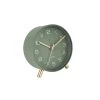 Karlsson Horloges Murales Et Horloges à Poser Horloge Réveil En Métal Diam. 11 Cm Vert -Plaques et lettrages Soldes horloge reveil en metal diam 11 cm vert