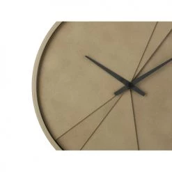 Present Time Horloges Murales Et Horloges à Poser Horloge Ronde En Bois Lines 30 Cm Vert Mousse -Plaques et lettrages Soldes horloge ronde en bois lines 30 cm vert mousse 3