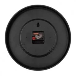 Present Time Horloges Murales Et Horloges à Poser Horloge Ronde En Bois Origami 30 Cm Noir -Plaques et lettrages Soldes horloge ronde en bois origami 30 cm noir 3