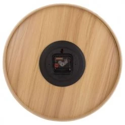 Present Time Horloges Murales Et Horloges à Poser Horloge Ronde En Bois Pure 40 Cm Vert Mousse -Plaques et lettrages Soldes horloge ronde en bois pure 40 cm vert mousse 4
