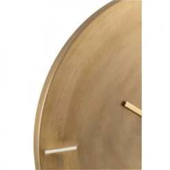 LANADECO Horloges Murales Et Horloges à Poser Horloge Ronde Métal Or Mat D76cm -Plaques et lettrages Soldes horloge ronde metal or mat d76cm 3