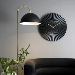 Present Time Horloges Murales Et Horloges à Poser Horloge Sensu Noir D40 -Plaques et lettrages Soldes horloge sensu noir d40 2