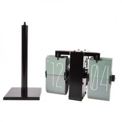 Present Time Horloges Murales Et Horloges à Poser Horloge Sur Pied Gris 21x14cm -Plaques et lettrages Soldes horloge sur pied gris 21x14cm 2