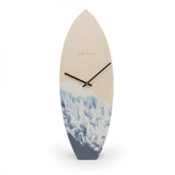 Woodstache Horloges Murales Et Horloges à Poser Horloge Surf En Bois Océan H46,2cm