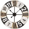 Maisons Du Monde Horloges Murales Et Horloges à Poser Horloge Tricolore D60 -Plaques et lettrages Soldes horloge tricolore d60 1000 9 3 178968 3