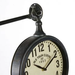 Maisons Du Monde Horloges Murales Et Horloges à Poser Horloges Indus En Métal Effet Vieilli (x3) 83x35 -Plaques et lettrages Soldes horloges indus en metal effet vieilli x3 83x35 1000 14 33 201753 2