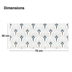 99Déco Lot De 2 Crédences Adhésives En PVC L.70 X H.30 Cm -Plaques et lettrages Soldes lot de 2 credences adhesives en pvc l 70 x h 30 cm 37