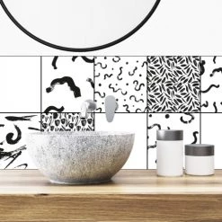 99Déco Lot De 2 Crédences Adhésives En PVC L.70 X H.30 Cm