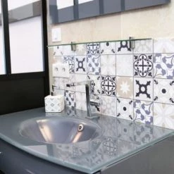 99Déco Lot De 2 Crédences PVC L70xH30cm