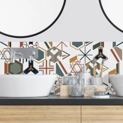 99Déco Lot De 2 Crédences PVC - L70xH30cm