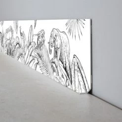 99Déco Crédences Lot De 25 Plinthes PVC L100xH8cm