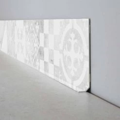 99Déco Crédences Lot De 25 Plinthes PVC L200xH8cm