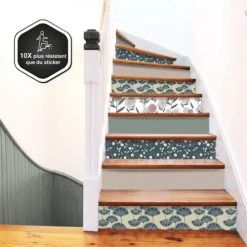 99Déco Crédences Lot De 5 Contremarches Escaliers L100x15cm