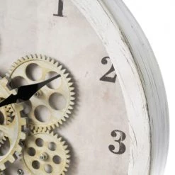 Unimasa Horloges Murales Et Horloges à Poser Pendule à Suspendre à Engrenages -Plaques et lettrages Soldes pendule a suspendre a engrenages 3