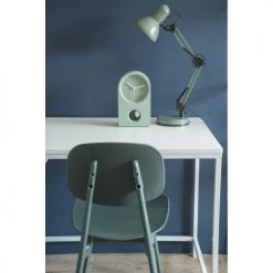 Karlsson Horloges Murales Et Horloges à Poser Pendule Design Rétro H. 25 Cm Vert Kaki -Plaques et lettrages Soldes pendule design retro h 25 cm vert kaki 1