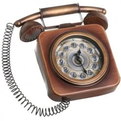 Ixia Horloges Murales Et Horloges à Poser Pendule En Métal Téléphone Ancien