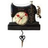 Enesco Horloges Murales Et Horloges à Poser Pendule Machine à Coudre Vintage -Plaques et lettrages Soldes pendule machine a coudre vintage