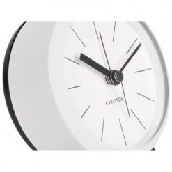 Present Time Horloges Murales Et Horloges à Poser Réveil Blanc -Plaques et lettrages Soldes reveil blanc 3