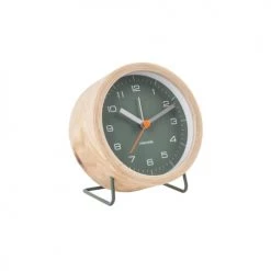 Karlsson Horloges Murales Et Horloges à Poser Réveil Design Bois Vert