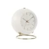 Present Time Horloges Murales Et Horloges à Poser Réveil Globe Métal Blanc -Plaques et lettrages Soldes reveil globe metal blanc