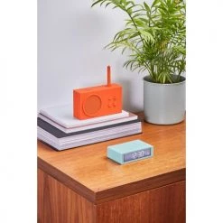 Lexon Horloges Murales Et Horloges à Poser Réveil LCD Réversible ON-OFF En ABS Bleu Céladon -Plaques et lettrages Soldes reveil lcd reversible on off en abs bleu celadon 5