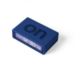 Lexon Horloges Murales Et Horloges à Poser Réveil LCD Réversible ON-OFF En ABS Bleu Marine -Plaques et lettrages Soldes reveil lcd reversible on off en abs bleu marine 2