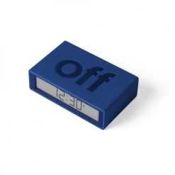 Lexon Horloges Murales Et Horloges à Poser Réveil LCD Réversible ON-OFF En ABS Bleu Marine -Plaques et lettrages Soldes reveil lcd reversible on off en abs bleu marine 3