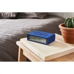 Lexon Horloges Murales Et Horloges à Poser Réveil LCD Réversible ON-OFF En ABS Bleu Marine -Plaques et lettrages Soldes reveil lcd reversible on off en abs bleu marine 5